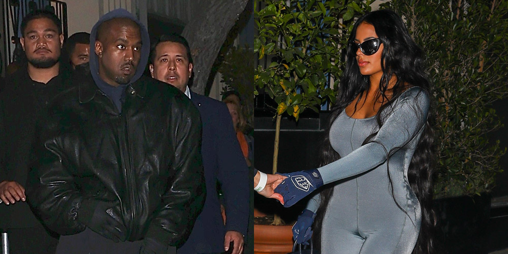 Fans VERWIRKLICH, als Kanye West mit Kim Kardashian Doppelgänger Chaney ...