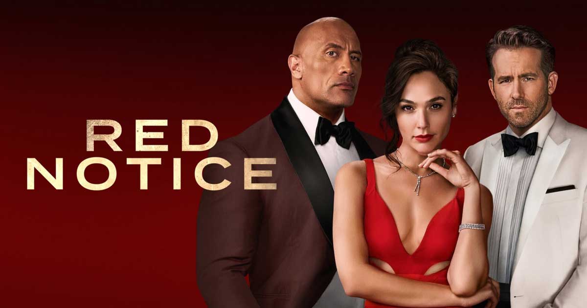 Red Notice continúa estando en el Top 10 de Netflix